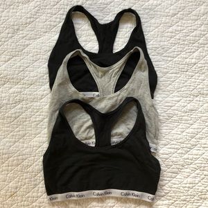 Calvin Klein bralettes - pack of 3